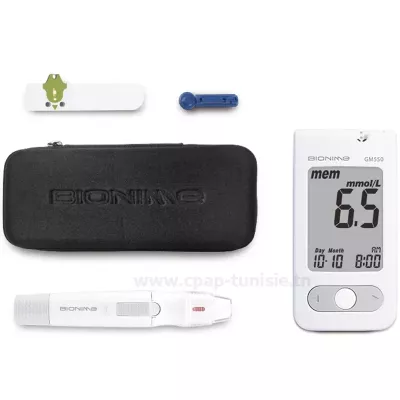 BIONIME Glucomètre GM550 | Cpap Tunisie