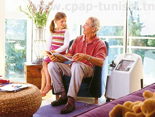 Invacare 9L est un concentrateur d'oxygène stationnair