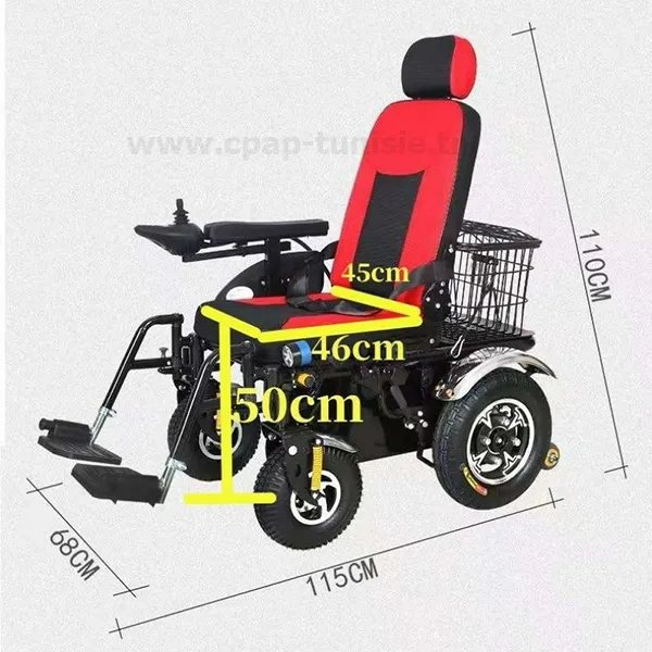 Fauteuil roulant électrique tout-terrain 