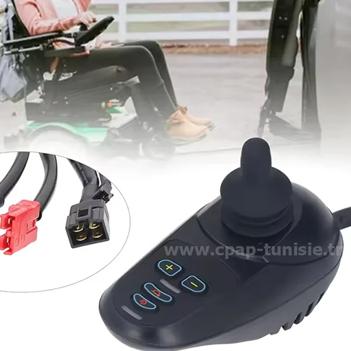 Manette contrôleur de fauteuil roulant