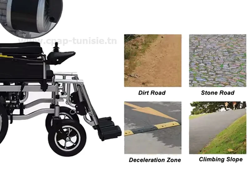 Manette contrôleur de fauteuil roulant