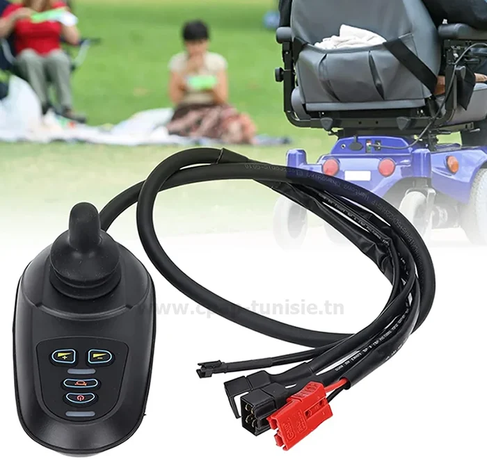 Manette contrôleur de fauteuil roulant